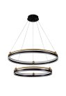 Подвесной светильник Crystal Lux FERNANDO SP123W LED D600+800 BLACK/GOLD