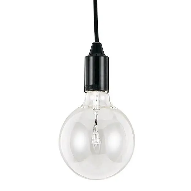 Подвесной светильник Ideal Lux 113319 EDISON SP1 NERO Подвесной светильник Ideal Lux 113319 EDISON SP1 NERO