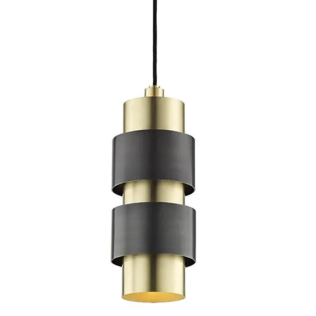 Подвесной светильник Hudson Valley 9422-AOB Cyrus 2 Light Pendant In Aged Old Bronze ImperiumLoft 143927-22 40.2437