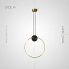 Подвесной светильник WOLKE Размер M. Цвет Черный Lampatron 6143-16506