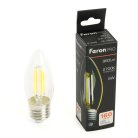 Лампа светодиодная Свеча E27 960LM 6W 175-265V 2700K Feron 51238 LB-1206