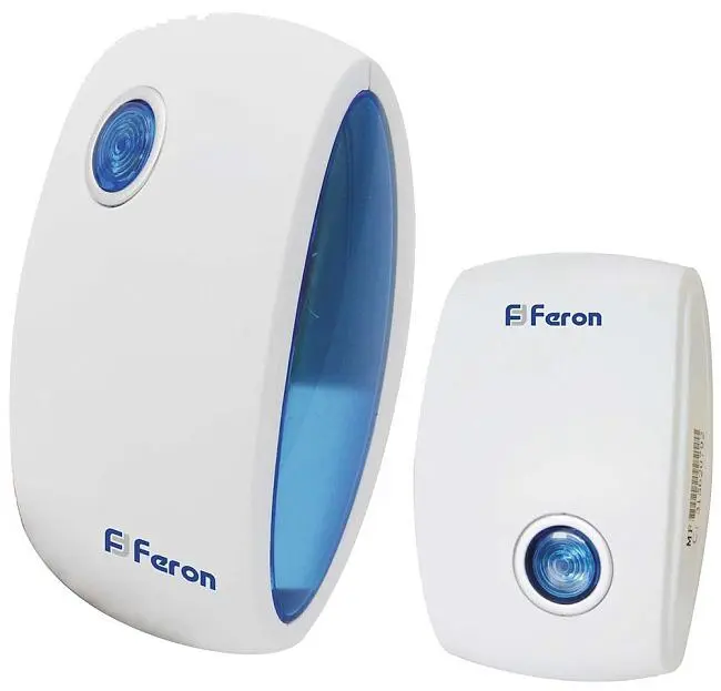 Звонок дверной беспроводной Feron 23689 E-376 36 мелодий Звонок дверной беспроводной Feron 23689 E-376 36 мелодий