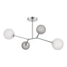 Светильник подвесной Хром/Белый, Серый G9 4*5W 4000K Evoluce SLE1107-103-04 MALTE