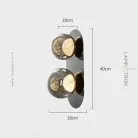 Бра MAYER ORB WALL 2 плафона Lampatron 8399-23016