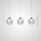 Готовая комбинация светильников NELSON TRIO Lampatron 7166-19634