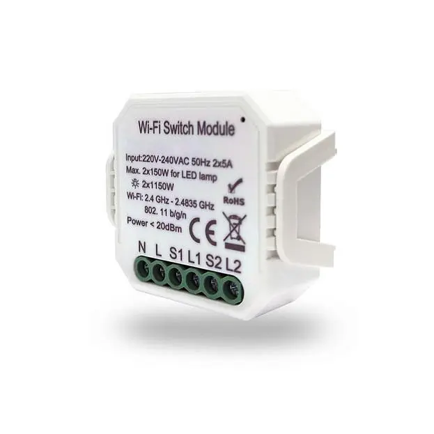 Wi-Fi реле Denkirs RL1002-SM Relay Wi-Fi реле Denkirs RL1002-SM Relay