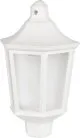 Настенный фонарь уличный ЭРА НБУ 06-60-003 У1 белый прозр.