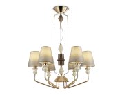 Подвесная люстра с абажурами Ambrella light LH75401/6 GD/GR 