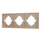 Рамка пластиковая FRM-TENDO-PL-3-GD (Arlight, Песочный) 053846