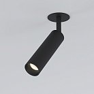 Встраиваемый светильник Elektrostandard 25040/LED черный Diffe a058226