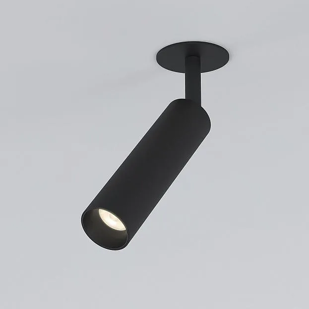 Встраиваемый светильник Elektrostandard 25040/LED черный Diffe a058226