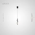 Подвесной светильник CAMILIA BW 3 лампы. Цвет Черный Lampatron 7560-21143