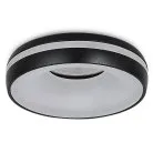 Светильник встраиваемый, GU10, D95xH38мм, IP20, черный, без лампы Donel DN02006R1B DN02