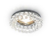 Встраиваемый точечный светильник Ambrella light K206 CL/CH Crystal Spot