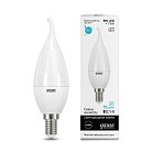 Лампа светодиодная Gauss 34128 E14 8W 4100K матовая Elementary Candle