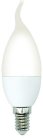 Лампочка светодиодная Volpe LED-CW37-5W/3000K/E14/FR/SLS LED-CW37-SLS