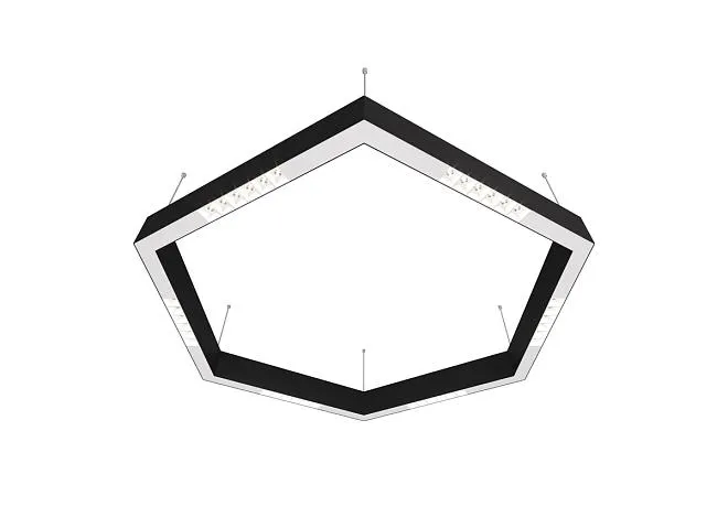 Подвесной светодиодный светильник 0,9м 36Вт 34° Donolux dl18515s111b36.34.900ww Eye-hex Подвесной светодиодный светильник 0,9м 36Вт 34° Donolux dl18515s111b36.34.900ww Eye-hex