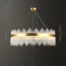 Кольцевые люстры и светильники CARDIS Размер L Lampatron f-cardis-l 5536-23747