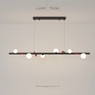 Реечный, рядный светильник REIK LONG Цвет Черный Lampatron reik-long-black 8547-23724