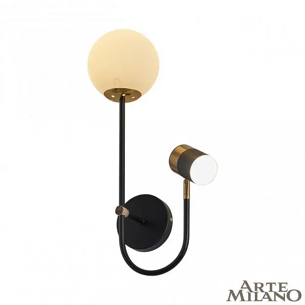 Бра 274802/1+1B BK/GD Arte Milano Бра 274802/1+1B BK/GD Arte Milano