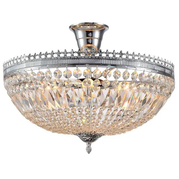 Потолочная люстра Natali Kovaltseva ROCOCO 81406/6C CHROME