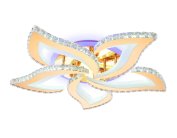 Потолочный светодиодный светильник с пультом Ambrella light FA1724 Ice