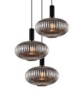 Подвесной светильник Lumina Deco LDP 1216-3 GY+BK Floril