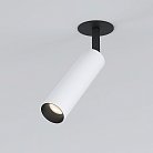 Встраиваемый светильник Elektrostandard 25040/LED белый/черный Diffe a058228