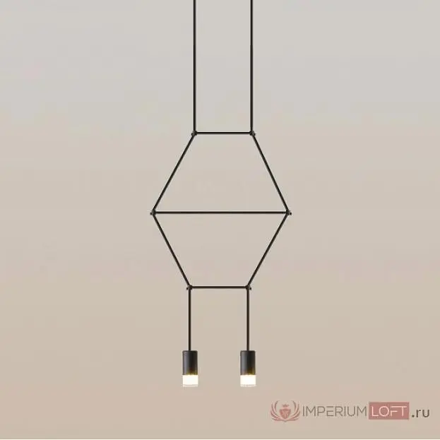 Подвесной Светильник Via Wireflow Polyhedral 2 Lineal Pendant Light 152907-22 ImperiumLoft Подвесной Светильник Via Wireflow Polyhedral 2 Lineal Pendant Light 152907-22 ImperiumLoft