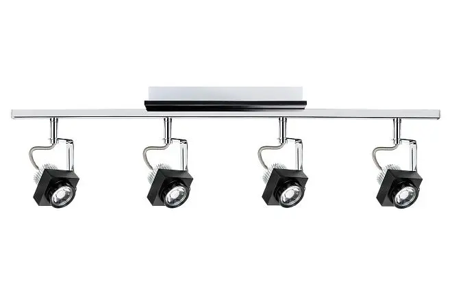 Спот Paulmann 60258 Stange Schwarz Chrom Спот Paulmann 60258 Stange Schwarz Chrom