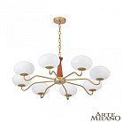Люстра с плафонами шар 310166/D900/8 BS/WD Arte Milano AM
