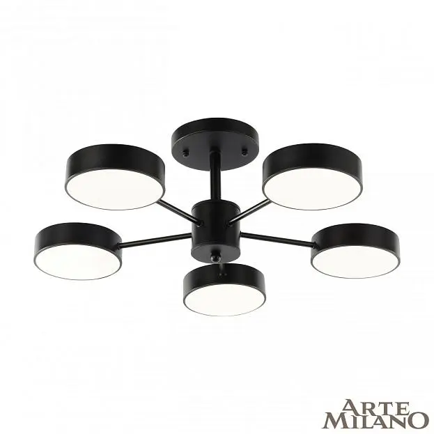 Светильник светодиодный 250906/5B Bk Arte Milano Ferrara Светильник светодиодный 250906/5B Bk Arte Milano Ferrara