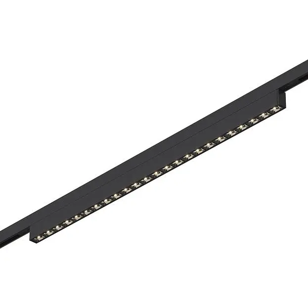 Магнитный трековый светильник Черный LED 24V ST Luce ST666.436.20 SUPER5