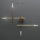 Бра TRAVERSE WALL LUX Цвет латунь. Lampatron traverse-lux-wall-brass 7010-19288