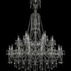 Люстра хрустальная Bohemia 1415/16+8+4/400/XL-185/2d Ni