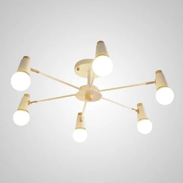 Потолочная люстра ROTARY L6 White ImperiumLoft 205625-23 rotary01