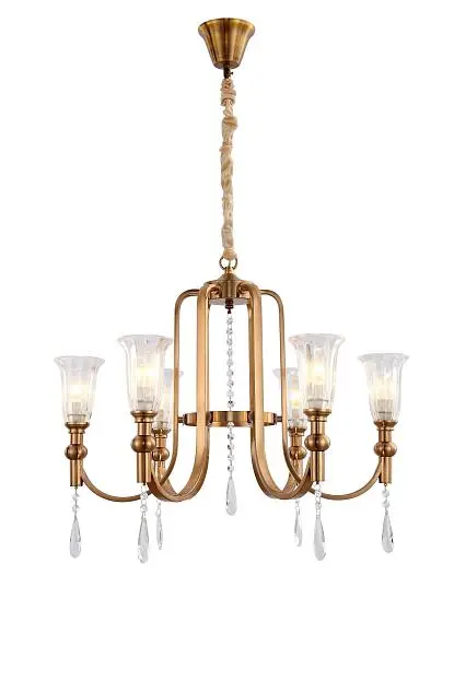Подвесная люстра Lumina Deco LDP 8041-6 S.GD Rionella Подвесная люстра Lumina Deco LDP 8041-6 S.GD Rionella