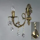 Бра Ambiente 8888/1 PB Honey Leaf