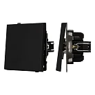 Механизм выключателя одноклавишный проходной SWT-TENDO-MKP1-SFPL-BK (230V, 10A) Arlight 054579