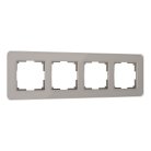 Рамка из стекла на 4 поста Werkel W0042417 Elite дымчатый a057877