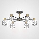 Потолочная люстра CORF B3 Black 6 lamps ImperiumLoft 189476-26 CORF-B01