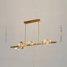 Реечный, рядный светильник ADONICA LONG Модель A (10 ламп). Lampatron adonica-long-a10 3762-9359