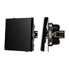 Механизм выключателя одноклавишный проходной SWT-TENDO-MKP1-PL-BK (230V, 10A) Arlight 054041