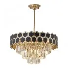 Люстра Arte Milano 375009/4+2/300/480 GD Sorrento