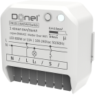 Умный выключатель MatterOverWi-Fi, AC 230В 1 канал.13А, макс.мощность LED 800Вт Donel DN18113MOWiFiSwitch DN8UGZ