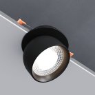 Светильник встраиваемый светодиодный черный Elektrostandard 25092/LED Uno a065455