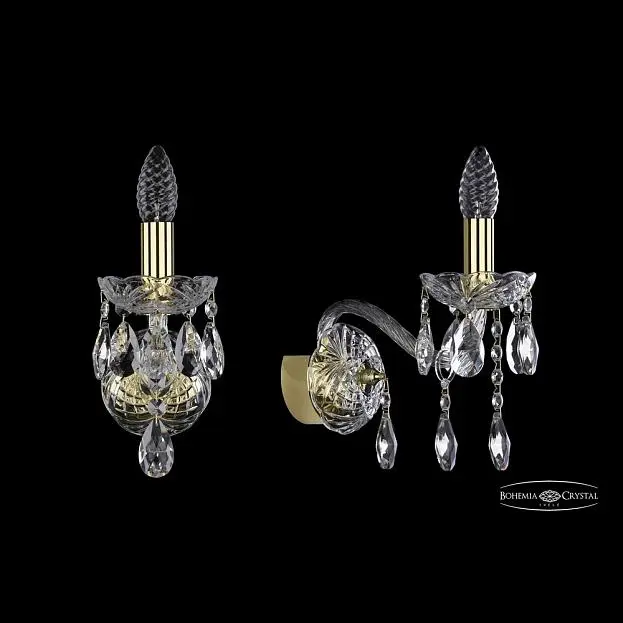 Бра хрустальный Bohemia 1413B/1/165 G Бра хрустальный Bohemia 1413B/1/165 G