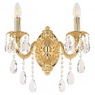 Бра с хрустальными подвесками Bohemia Ivele Crystal AL7901B10/2/175 B G