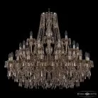 Люстра хрустальная Bohemia Ivele Crystal  1403/20+10+5/400 G M721