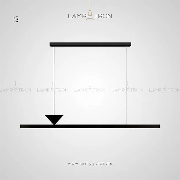 Реечный, рядный светильник MIRELL Тип B. Размер M. Цвет Черный Lampatron 3731-9245 Реечный, рядный светильник MIRELL Тип B. Размер M. Цвет Черный Lampatron 3731-9245